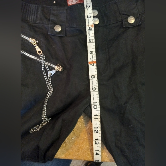 US Rodeo Black Pants Size 5/6 - Picture 12 of 13